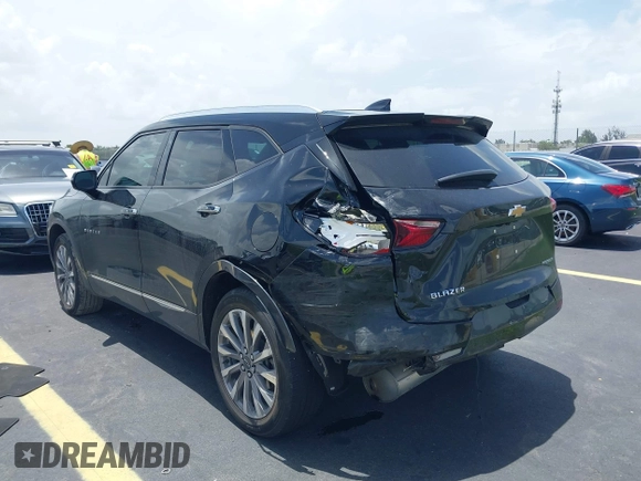 2022 Chevrolet Blazer Premier with VIN 3GNKBFR45NS177940, listed as a IAAI auction lot 42483925 with 42,865 mi miles and . Bid and sale history available at DreamBid. Image 6.