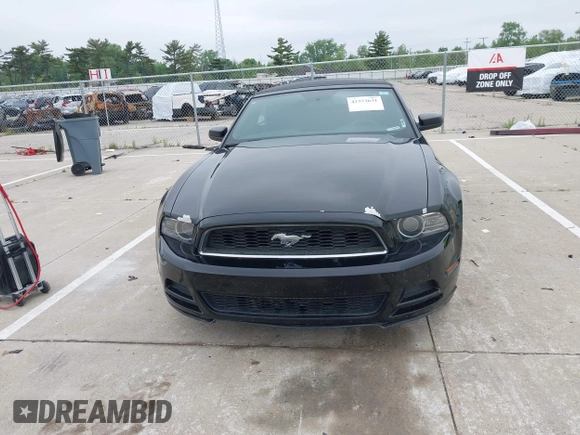 2013 Ford Mustang V6 with VIN 1ZVBP8EM9D5239373, listed as a IAAI auction lot 42373631 with 110,821 mi miles and . Bid and sale history available at DreamBid. Image 12.
