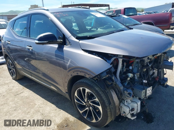 2022 Chevrolet Bolt EUV Premier with VIN 1G1FZ6S09N4107637, listed as a IAAI auction lot 41884747 with 42,156 mi miles. Bid and sale history available at carsss.com. Image 1.