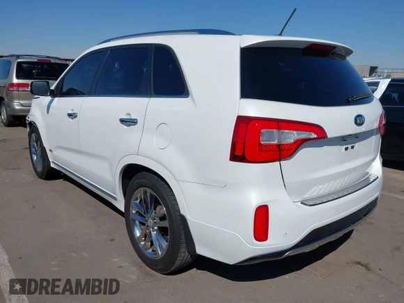 2015 Kia Sorento SX with VIN 5XYKWDA76FG630554, listed as a IAAI auction lot 41862520 with 77,457 mi miles. Bid and sale history available at carsss.com. Image 3.