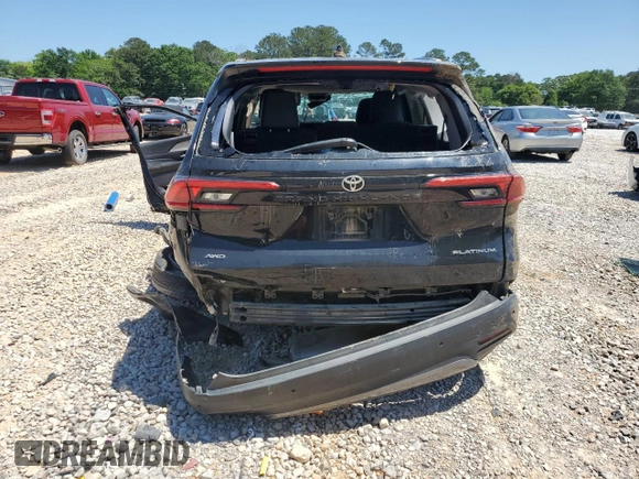 2024 Toyota Highlander XLE with VIN 5TDAAAB51RS018436, listed as a Copart auction lot 53292085 with Not provided miles and Salvage title. Bid and sale history available at DreamBid. Image 6.