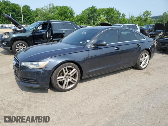 2015 Audi A6 Premium Plus with VIN WAUGFAFC4FN002525, listed as a Copart auction lot 60429015 with 73,835 mi miles and Salvage title. Bid and sale history available at DreamBid. Image 1.
