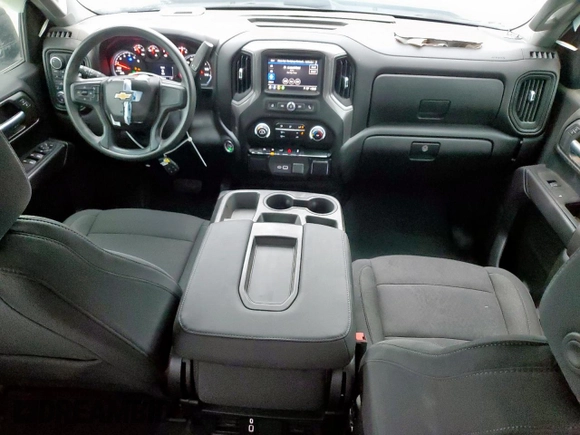 2024 Chevrolet Silverado 1500 Custom with VIN 1GCPDBEK1RZ116972, listed as a Copart auction lot 54860945 with 2,841 mi miles and Salvage Title. Bid and sale history available at DreamBid. Image 8.
