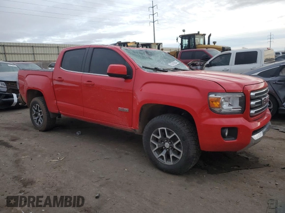 2015 GMC Canyon 4WD SLE with VIN 1GTG6BE30F1136918, listed as a Copart auction lot 82442884 with 102,361 mi miles and Salvage Title. Bid and sale history available at carsss.com. Image 4.