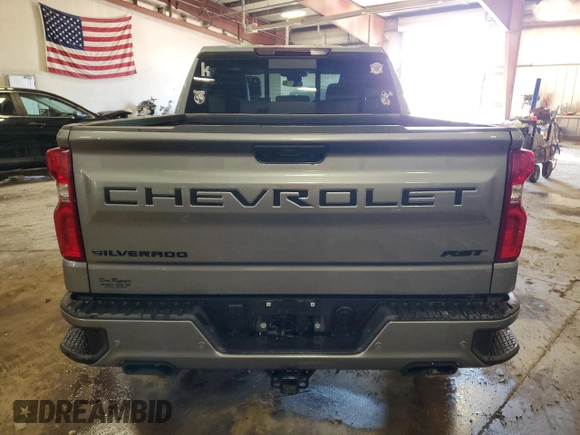 2024 Chevrolet Silverado 1500 RST with VIN 1GCUDEED9RZ249890, listed as a Copart auction lot 76793224 with 8,406 mi miles and Salvage Title. Bid and sale history available at carsss.com. Image 6.