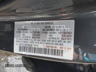 2019 Mazda CX-9 Touring with VIN JM3TCACY6K0334085, listed as a IAAI auction lot 42391595 with 113,723 mi miles and . Bid and sale history available at DreamBid. Image 9.