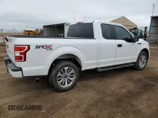 2018 Ford F-150 XL with VIN 1FTEX1EP8JKD44193, listed as a Copart auction lot 54787855 with 97,572 mi miles and Salvage Title. Bid and sale history available at DreamBid. Image 3.