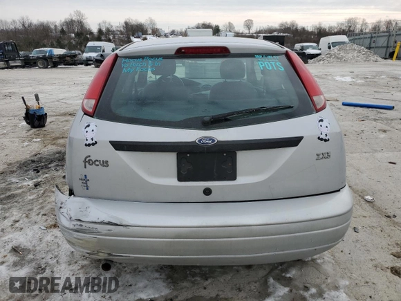 2004 Ford Focus ZX3 with VIN 3FAFP31324R124430, listed as a Copart auction lot 41937175 with 132,169 mi miles and Salvage Title. Bid and sale history available at carsss.com. Image 6.