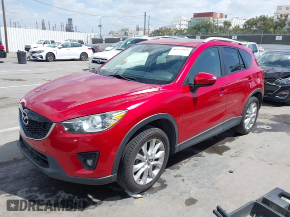 2015 Mazda CX-5 Grand Touring with VIN JM3KE2DY7F0537017, listed as a IAAI auction lot 41953011 with 78,098 mi miles. Bid and sale history available at carsss.com. Image 2.