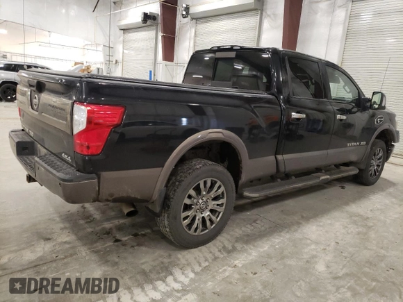 2016 Nissan Titan XD Platinum Reserve with VIN 1N6BA1F49GN517376, listed as a Copart auction lot 81189484 with 147,435 mi miles and Salvage Title. Bid and sale history available at carsss.com. Image 3.