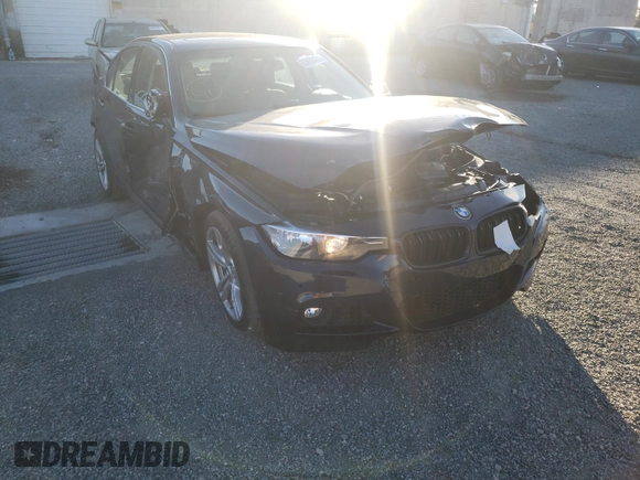 2015 BMW 3 Series 328i xDrive with VIN WBA3B5C55FP653285, listed as a Copart auction lot 63938461 with 53,559 mi miles and Salvage Title. Bid and sale history available at carsss.com. Image 1.