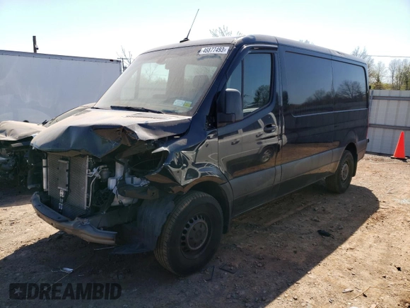 2020 Mercedes-Benz Sprinter with VIN W1W4EBHY6LT022133, listed as a Copart auction lot 46877493 with 69,538 mi miles and . Bid and sale history available at DreamBid. Image 1.