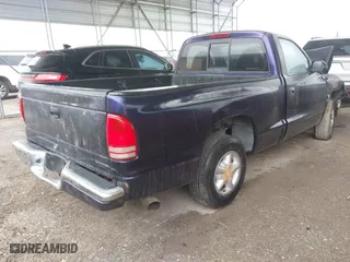 1998 Dodge Dakota "S" with VIN 1B7FL26Y3WS559713, listed as a IAAI auction lot 41055029 with 203,300 mi miles. Bid and sale history available at carsss.com. Image 4.