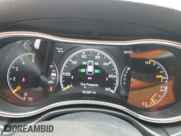 2014 Jeep Grand Cherokee Limited with VIN 1C4RJFBM6EC293304, listed as a Copart auction lot 63431405 with 181,207 mi miles and Clean title. Bid and sale history available at DreamBid. Image 9.