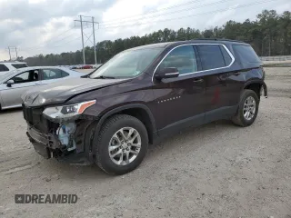 2021 Chevrolet Traverse LT Cloth with VIN 1GNERGKW0MJ251355, listed as a Copart auction lot 49331945 with 80,412 mi miles and Salvage Title. Bid and sale history available at carsss.com. Image 1.