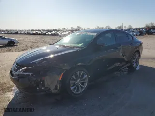 2015 Chrysler 200 S with VIN 1C3CCCDG5FN618461, listed as a Copart auction lot 49397855 with 98,027 mi miles and Salvage Title. Bid and sale history available at carsss.com. Image 1.