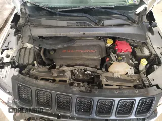 2020 Jeep Compass Latitude with VIN 3C4NJDBB1LT157875, listed as a Copart auction lot 60310155 with 81,817 mi miles and Salvage title. Bid and sale history available at DreamBid. Image 12.