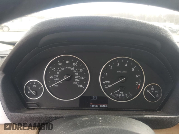 2012 BMW 3 Series 328i with VIN WBA3A5G51CNP16287, listed as a Copart auction lot 46490315 with 141,180 mi miles and Clean Title. Bid and sale history available at carsss.com. Image 9.