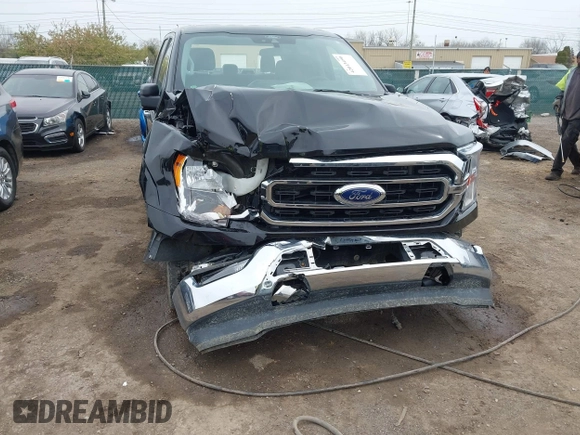 2022 Ford F-150 XL with VIN 1FTFW1E58NFB02945, listed as a IAAI auction lot 42013490 with 39,847 mi miles. Bid and sale history available at carsss.com. Image 6.