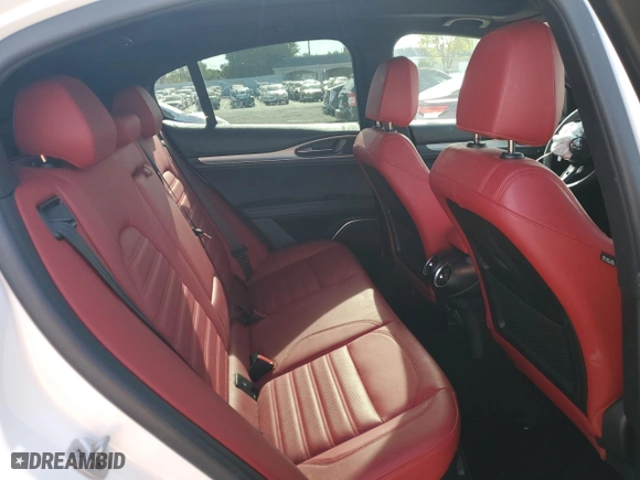 2023 Alfa Romeo Stelvio Ti with VIN ZASPAKBN2P7D64686, listed as a Copart auction lot 84976964 with 0 mi miles and Salvage Title. Bid and sale history available at carsss.com. Image 12.