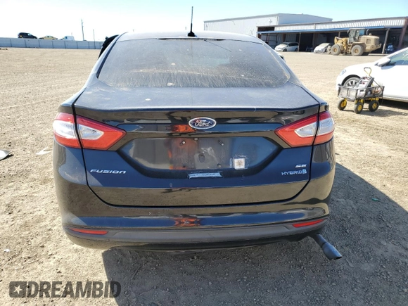 2015 Ford Fusion SE Hybrid with VIN 3FA6P0LU9FR225620, listed as a Copart auction lot 48308475 with Not Provided miles and Salvage Title. Bid and sale history available at DreamBid. Image 6.