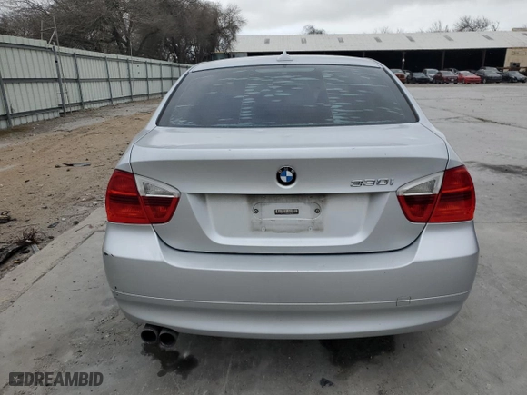 2006 BMW 3 Series 330i with VIN WBAVB33556KS37781, listed as a Copart auction lot 46035235 with 205,184 mi miles and Clean Title. Bid and sale history available at carsss.com. Image 6.