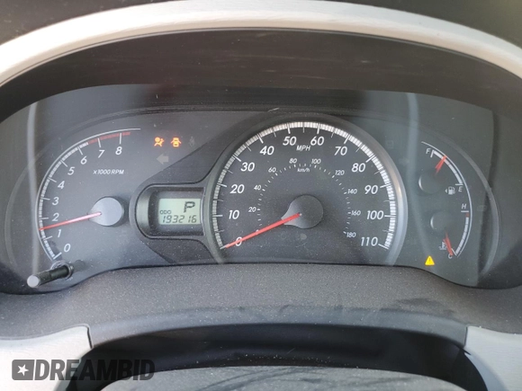 2011 Toyota Sienna LE with VIN 5TDJK3DC6BS028132, listed as a Copart auction lot 47260205 with 193,216 mi miles and Salvage Title. Bid and sale history available at carsss.com. Image 9.