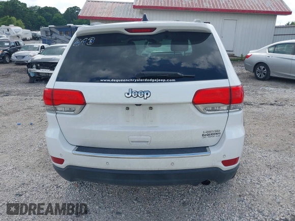 2017 Jeep Grand Cherokee Limited with VIN 1C4RJEBG4HC779411, listed as a IAAI auction lot 42383918 with 128,120 mi miles and . Bid and sale history available at DreamBid. Image 16.