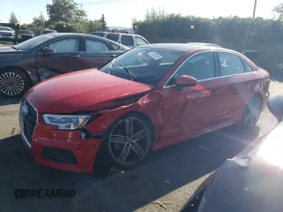 2017 Audi A3 Sedan Premium Plus with VIN WAUJ8GFF2H1023042, listed as a Copart auction lot 73591613 with 52,110 mi miles. Bid and sale history available at carsss.com. Image 1.