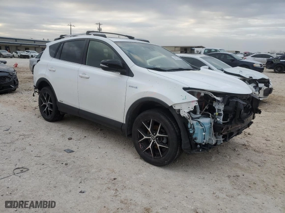 2017 Toyota RAV4 Hybrid SE with VIN JTMJJREV9HD149649, listed as a Copart auction lot 44457565 with 98,515 mi miles and Salvage Title. Bid and sale history available at carsss.com. Image 4.