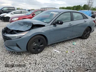 2023 Hyundai Elantra SEL with VIN KMHLM4AG5PU440587, listed as a Copart auction lot 56712505 with 17,136 mi miles and Salvage title. Bid and sale history available at DreamBid. Image 1.