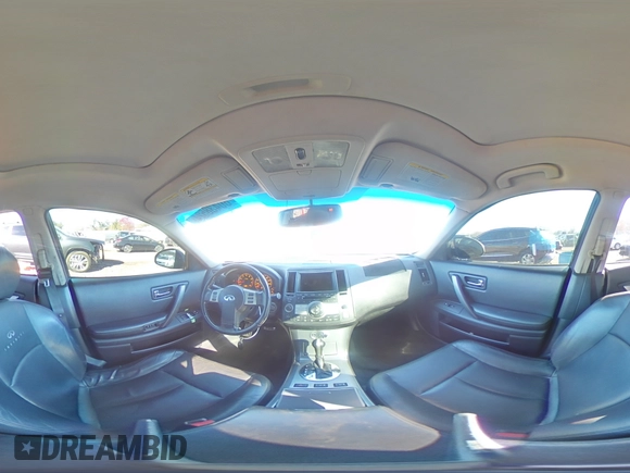 2006 Infiniti FX35 with VIN JNRAS08W96X210684, listed as a Copart auction lot 80438524 with 124,929 mi miles and Salvage Title. Bid and sale history available at carsss.com. Image 12.