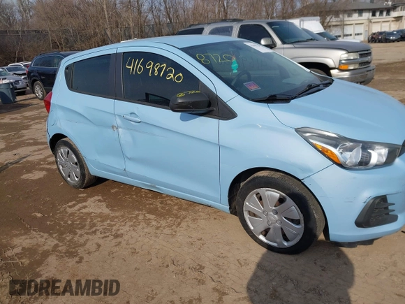 2016 Chevrolet Spark LS with VIN KL8CB6SA1GC582966, listed as a IAAI auction lot 41698720 with 92,053 mi miles. Bid and sale history available at carsss.com. Image 12.