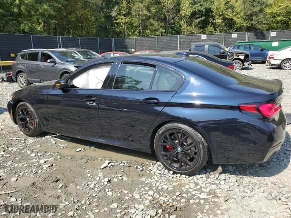 2023 BMW 5 Series 530i xDrive with VIN WBA13BJ03PWY18400, listed as a Copart auction lot 69222134 with 25,538 mi miles and Salvage Title. Bid and sale history available at carsss.com. Image 2.