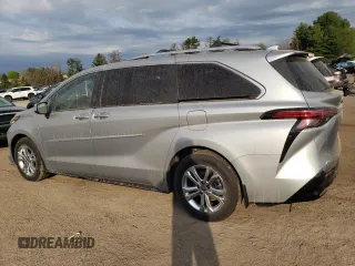2023 Toyota Sienna Platinum with VIN 5TDESKFC5PS079072, listed as a Copart auction lot 53603985 with 45,654 mi miles and Salvage Title. Bid and sale history available at DreamBid. Image 2.