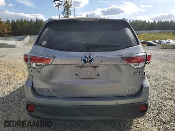 2015 Toyota Highlander Hybrid Limited with VIN 5TDDCRFH8FS008475, listed as a Copart auction lot 74244433 with 96,455 mi miles. Bid and sale history available at carsss.com. Image 6.