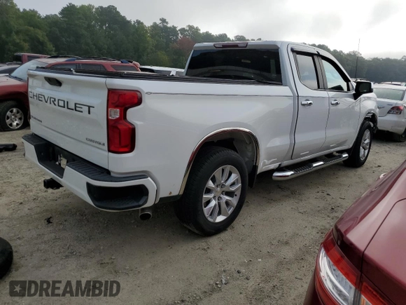 2020 Chevrolet Silverado 1500 Custom with VIN 1GCRWBEHXLZ283202, listed as a Copart auction lot 68265164 with 20,631 mi miles and Salvage Title. Bid and sale history available at carsss.com. Image 3.