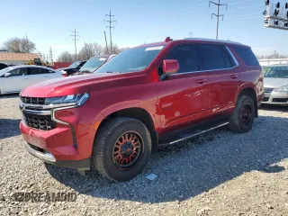 2022 Chevrolet Tahoe LS z VIN 1GNSKMKD5NR317969, wystawiony jako Copart lot #50784005 z przebiegiem 32 666 mil mil oraz Szkoda całkowita • Salvage title. Historia ofert i sprzedaży dostępna na DreamBid. Obrazek 1.