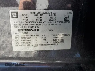 2016 Chevrolet Silverado 1500 LT with VIN 1GCRCREC1GZ248642, listed as a Copart auction lot 53349125 with 147,526 mi miles and Salvage Title. Bid and sale history available at DreamBid. Image 13.