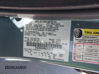 2011 Ford Fusion SE with VIN 3FAHP0HA9BR178218, listed as a IAAI auction lot 41862449 with 98,083 mi miles. Bid and sale history available at carsss.com. Image 9.