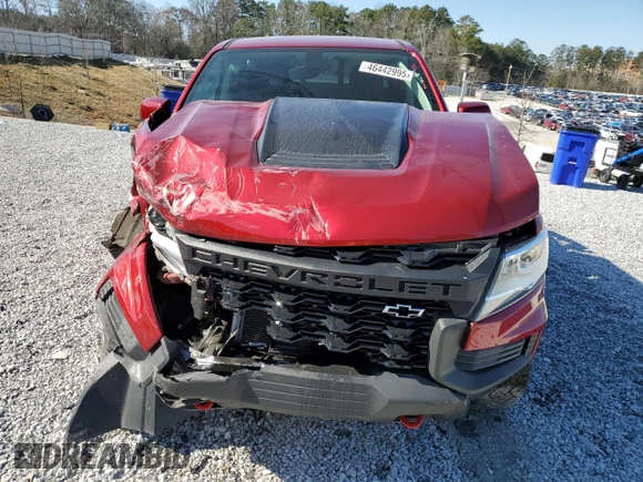 2021 Chevrolet Colorado 4WD ZR2 z VIN 1GCGTEEN5M1162195, wystawiony jako Copart lot #46442995 z przebiegiem 40 692 mil mil oraz Szkoda całkowita • Salvage title. Historia ofert i sprzedaży dostępna na DreamBid. Obrazek 5.