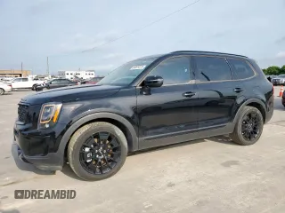 2022 Kia Telluride EX with VIN 5XYP3DHC6NG251537, listed as a Copart auction lot 54061075 with 16,931 mi miles and Salvage Title. Bid and sale history available at carsss.com. Image 1.