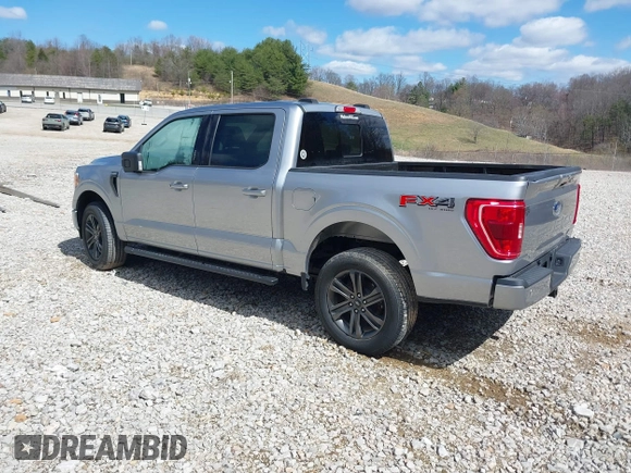 2021 Ford F-150 XL with VIN 1FTFW1E59MFA23945, listed as a IAAI auction lot 41635103 with 1 mi miles. Bid and sale history available at carsss.com. Image 3.