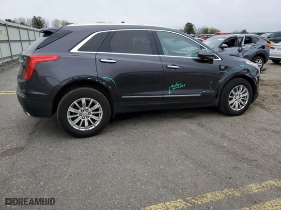 2017 Cadillac XT5 FWD with VIN 1GYKNARSXHZ255731, listed as a Copart auction lot 52541405 with 157,465 mi miles and Salvage Title. Bid and sale history available at carsss.com. Image 3.