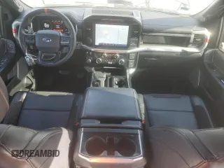 2023 Ford F-150 Raptor with VIN 1FTFW1RG0PFA14051, listed as a Copart auction lot 47072795 with 35,467 mi miles and Salvage Title. Bid and sale history available at DreamBid. Image 8.