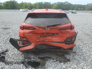 2020 Hyundai Kona SEL Plus with VIN KM8K62AA7LU558429, listed as a Copart auction lot 50359095 with 44,432 mi miles and Salvage Title. Bid and sale history available at carsss.com. Image 6.