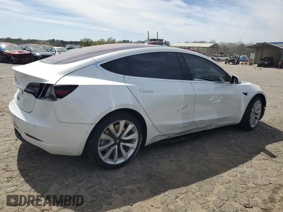 2018 Tesla Model 3 Long Range Battery with VIN 5YJ3E1EA0JF164891, listed as a Copart auction lot 49471525 with 78,444 mi miles and Salvage Title. Bid and sale history available at DreamBid. Image 3.