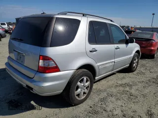 2003 Mercedes-Benz M-Class 5.0L with VIN 4JGAB75E83A413404, listed as a Copart auction lot 72238004 with 125,508 mi miles and Clean Title. Bid and sale history available at carsss.com. Image 3.