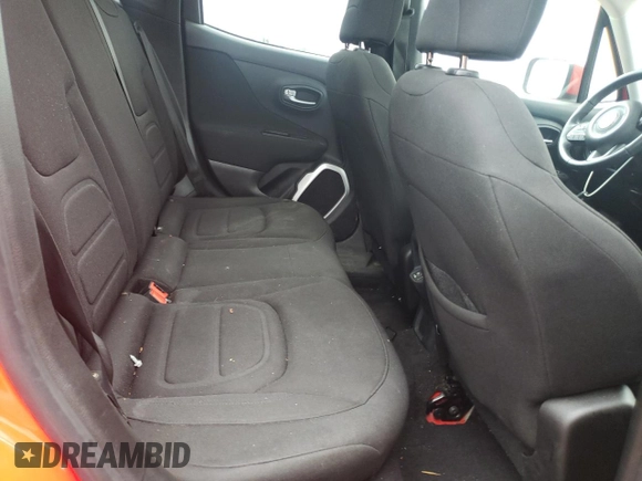 2018 Jeep Renegade Altitude with VIN ZACCJBBB1JPH82986, listed as a Copart auction lot 62943603 with 46,771 mi miles and Salvage title. Bid and sale history available at DreamBid. Image 10.