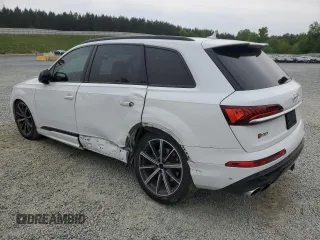 2021 Audi SQ7 Premium Plus z VIN WA1AWBF71MD016753, wystawiony jako Copart lot #52698744 z przebiegiem 50 778 mil mil oraz Szkody całkowita. Historia ofert i sprzedaży dostępna na DreamBid. Obrazek 2.